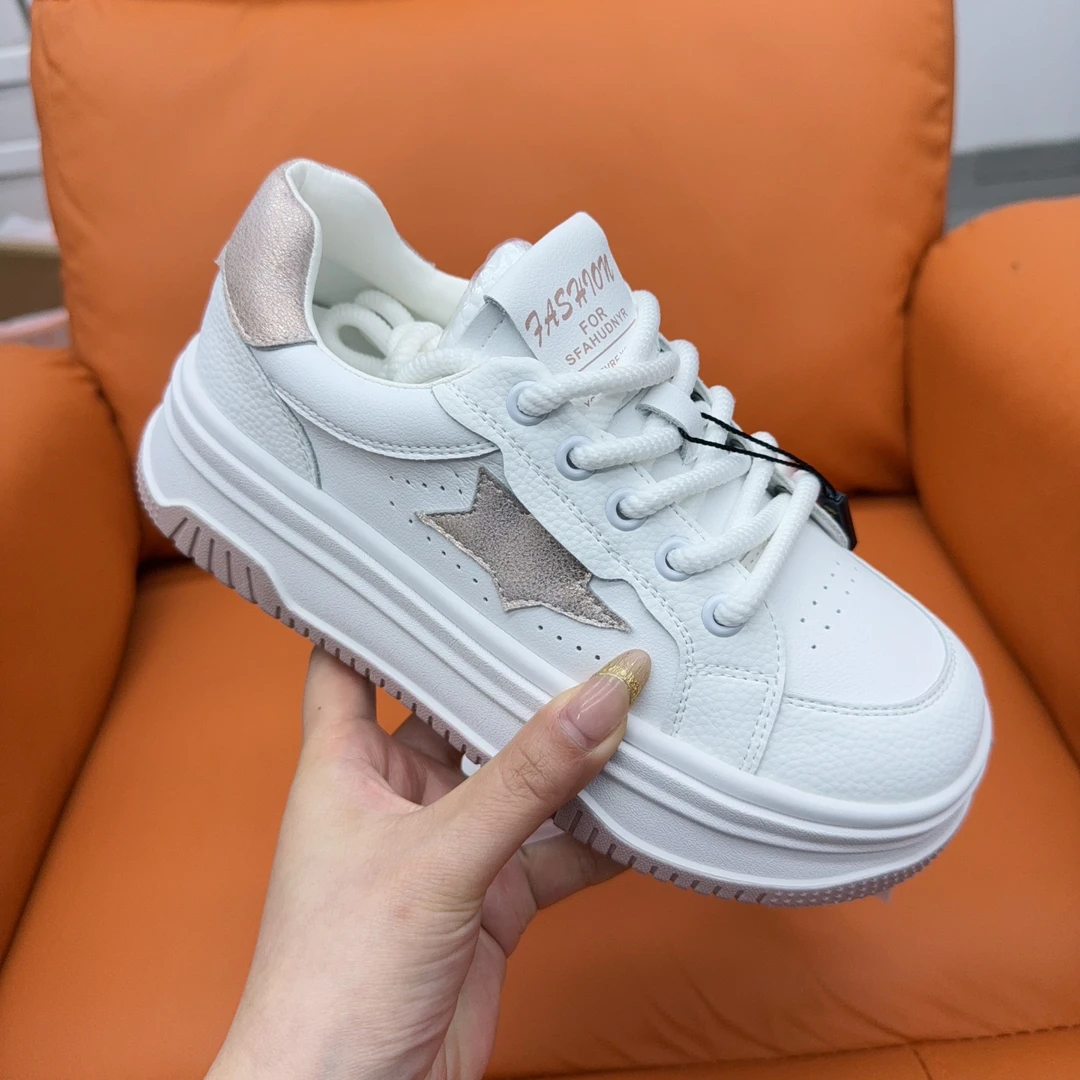 (剩37码特价)厚底小白鞋60692