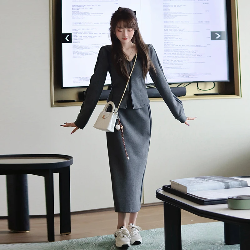 【现货】MIUCO休闲过膝一步裙