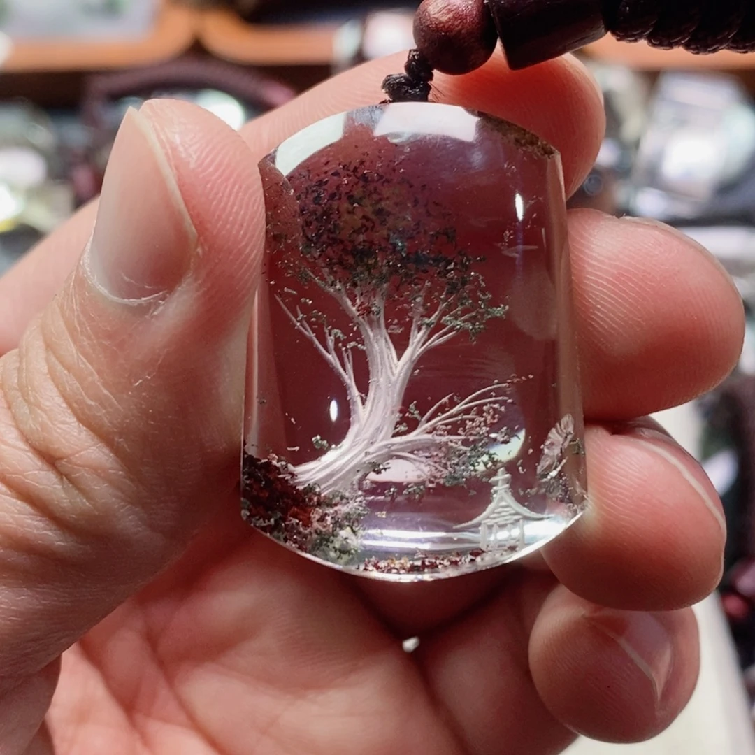 未镶嵌水晶吊坠(不含链)