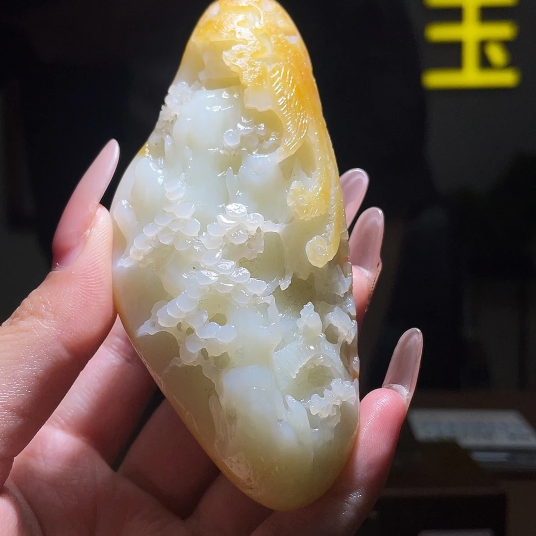 和田玉未镶嵌颈饰D2