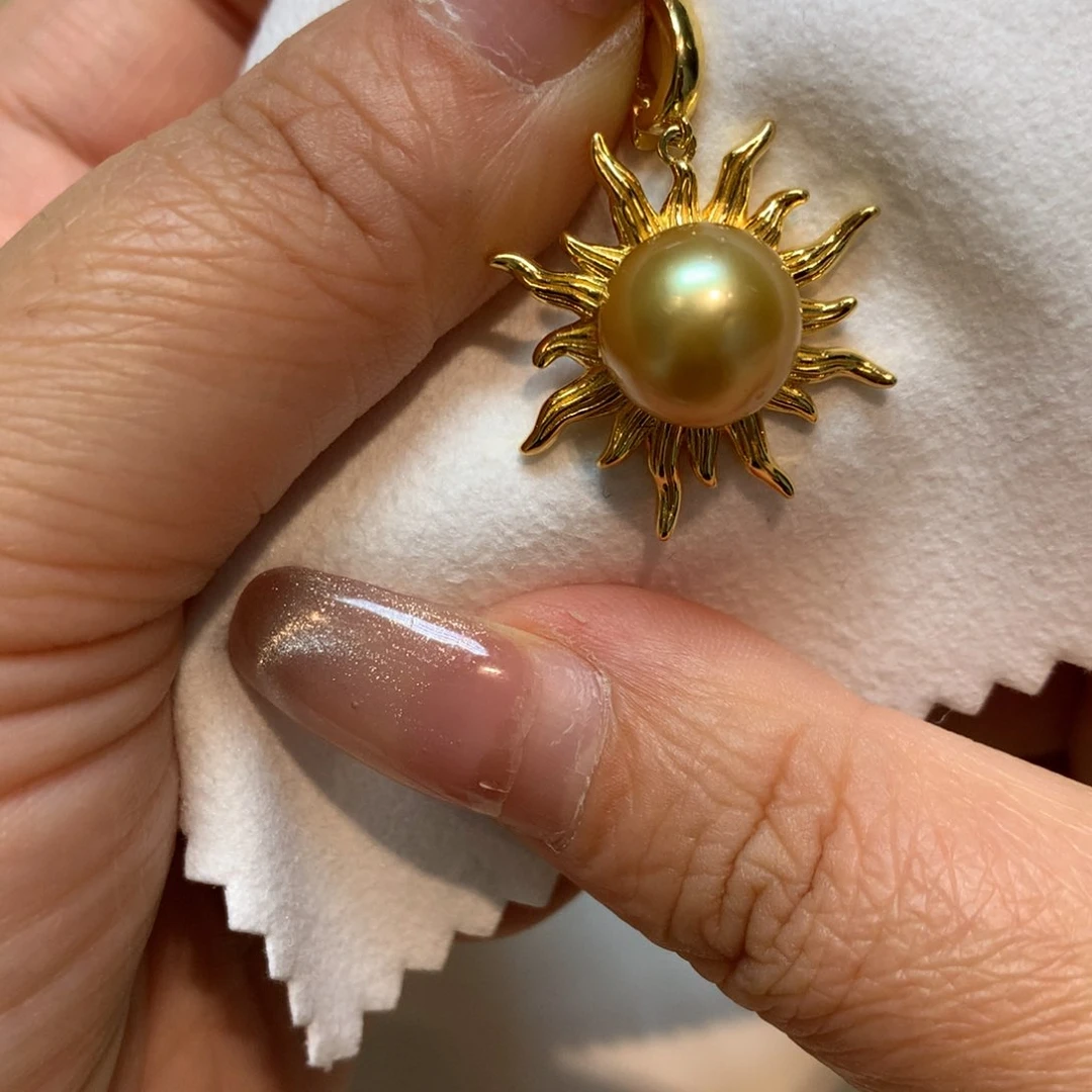 海水珍珠颈饰银S925镶嵌