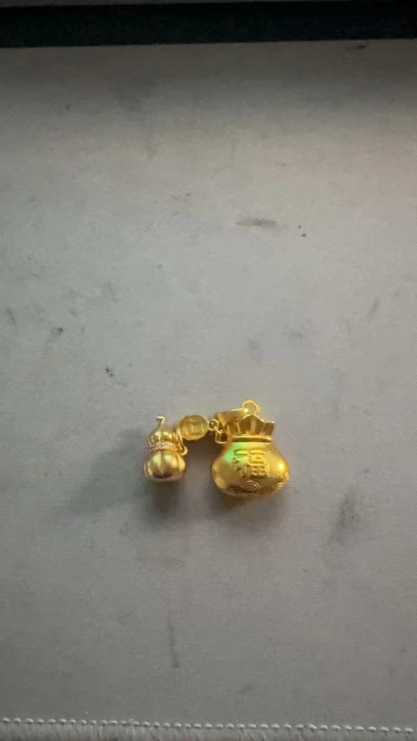 D306【私人定制】时尚百搭福袋葫芦吊坠