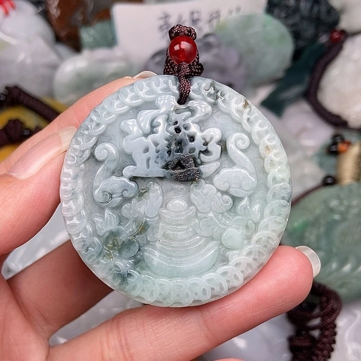 颈饰未镶嵌翡翠翡翠