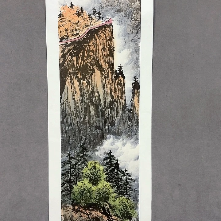 国画亲笔手绘放心去藏