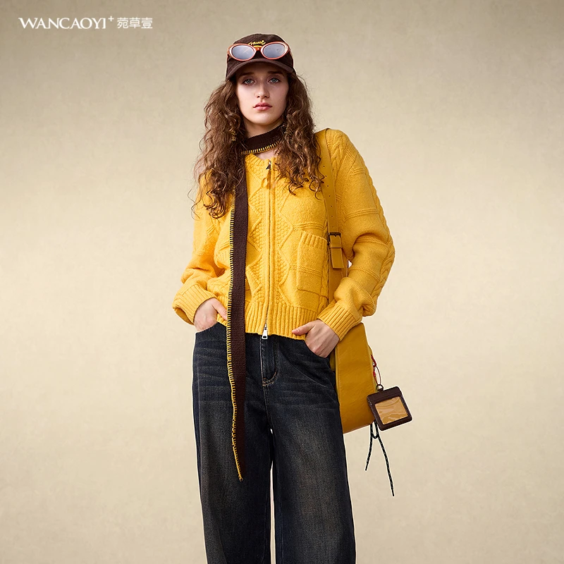 【商场同款】菀草壹2025冬季新款毛针织衫G06822551