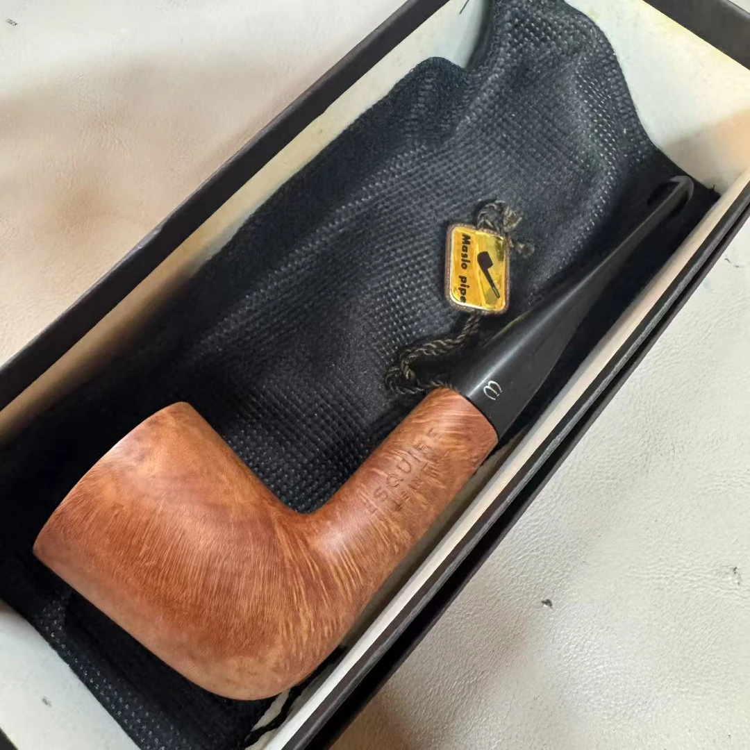 意大利马斯洛石楠木烟斗全新