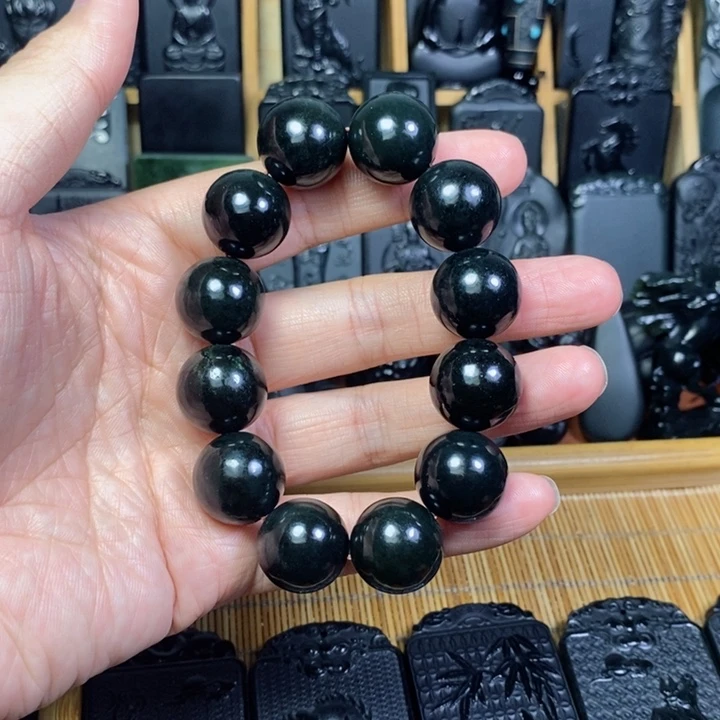 和田玉（青玉）未镶嵌颈饰