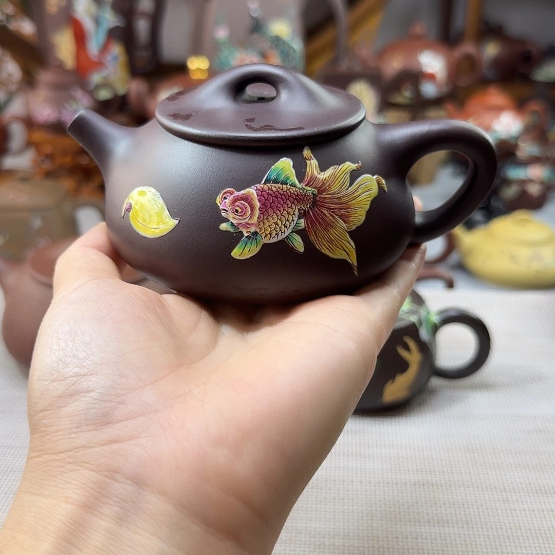 浪***花茶壶紫砂1234667899