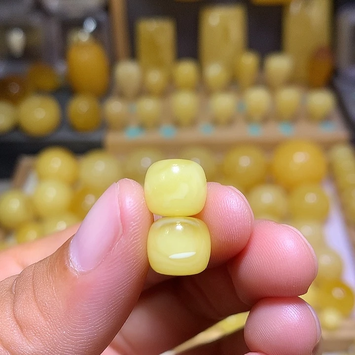 裸石蜜蜡未镶嵌天然俄料白花蜜蜡精工老型10