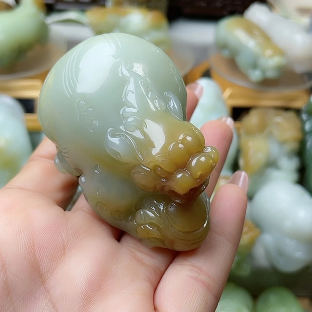 【闪购商品】未镶嵌和田玉挂件柠****果