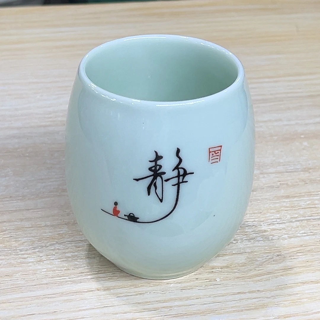 陶瓷绿植多肉微瑕花盆口径5.5*8无孔