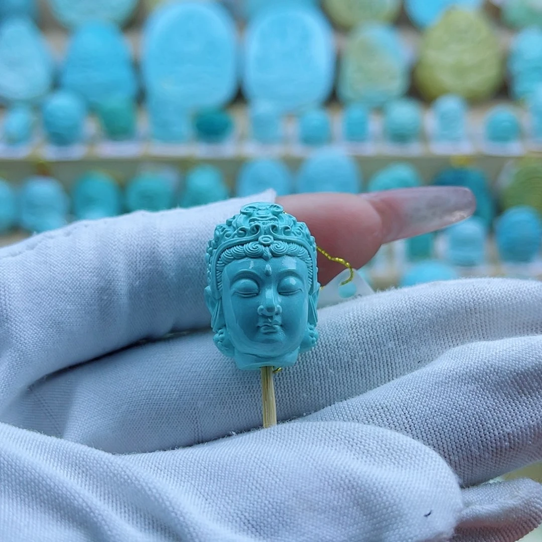 未镶嵌绿松石珠宝奇石
