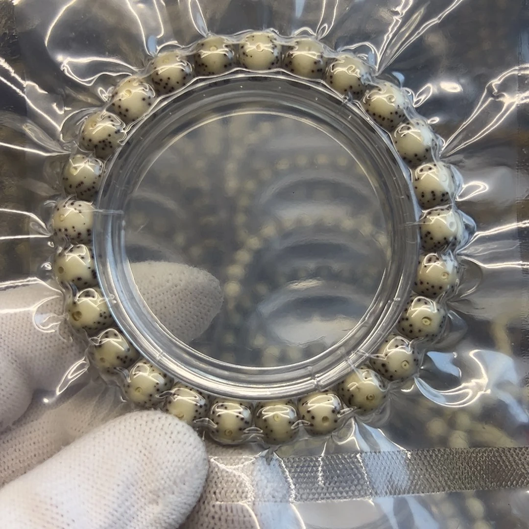 星月菩提手串骨瓷白大眼睛9✖️8