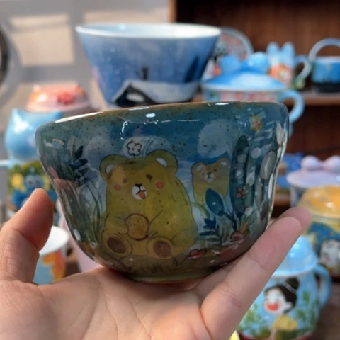 炉景德镇釉下手绘陶瓷