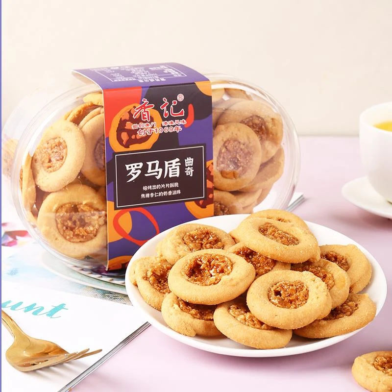 澳门特产香记罗马盾牌曲奇奶香葡式风味小吃零食广东深圳特产