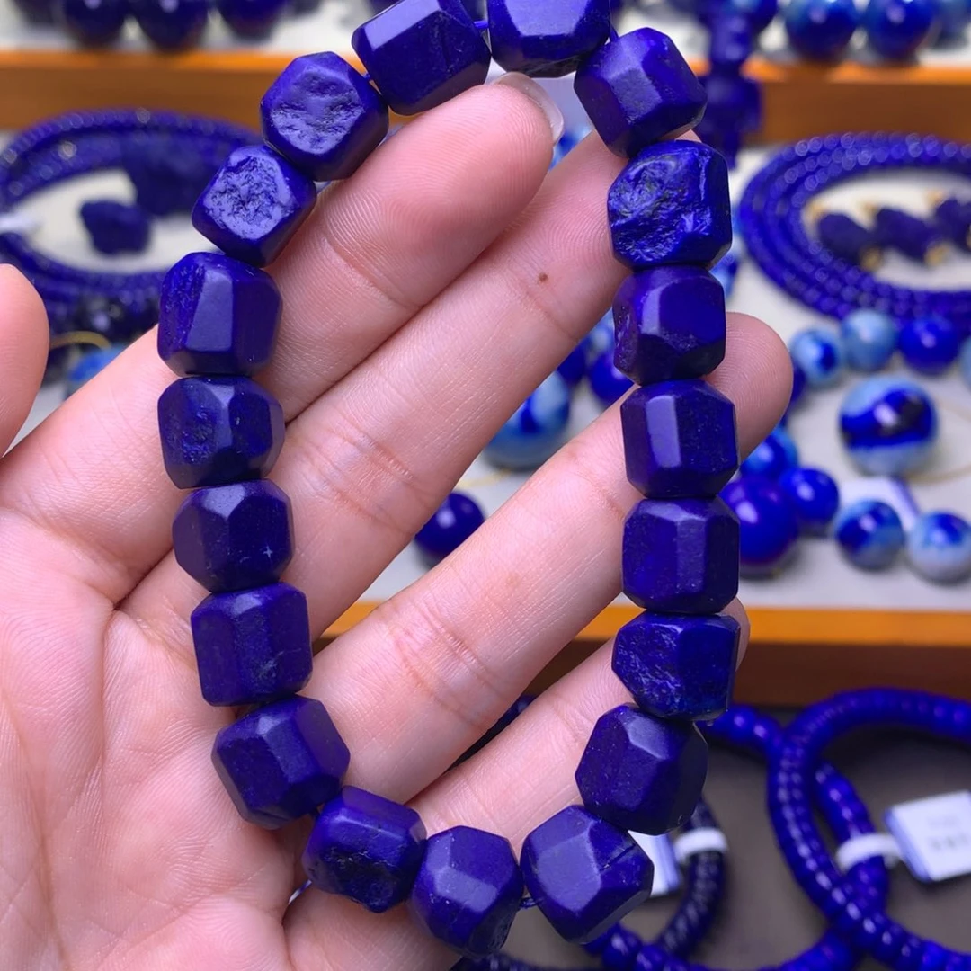 青金石未镶嵌手串