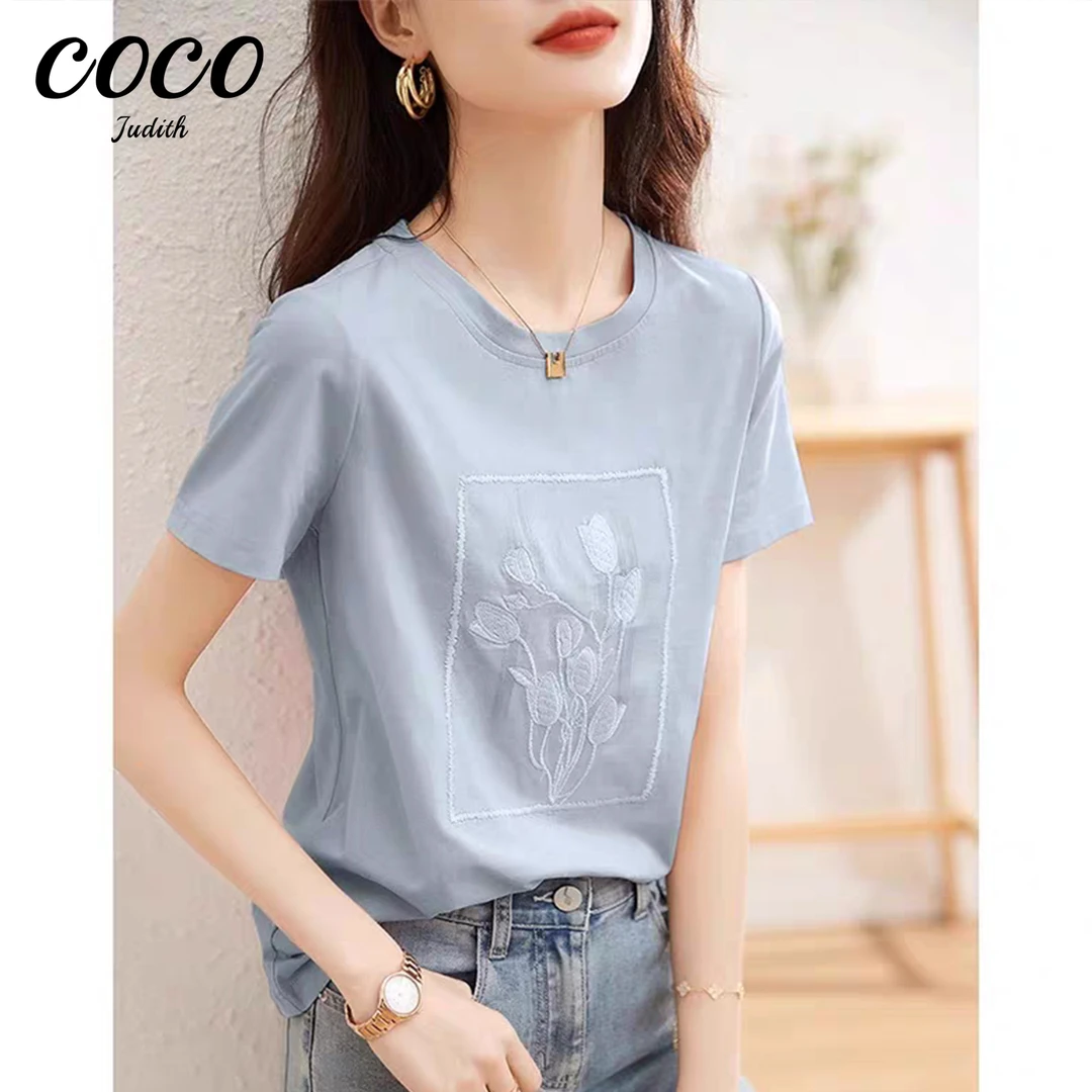 【RG6862】2025新款时尚气质休闲百搭修身显瘦设计感上衣