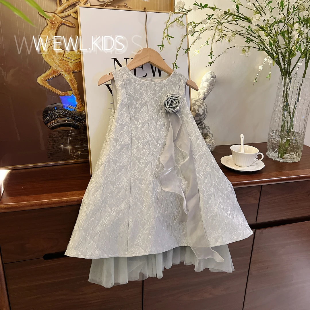 【皇室童缘】女童2025夏款连衣裙洋气时髦甜美裙子314
