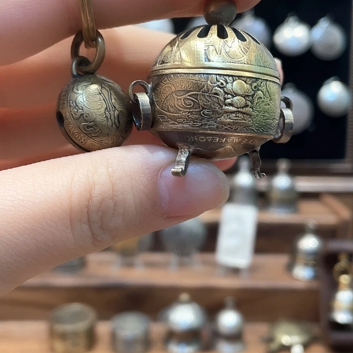 香炉加不丹双鱼铃铛