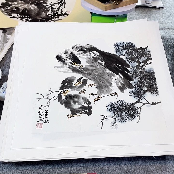 国画张圣敏先生纯手绘作品