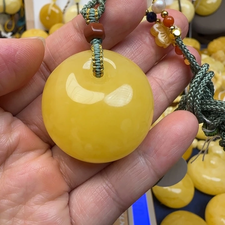 蜜蜡未镶嵌颈饰天然蜜蜡