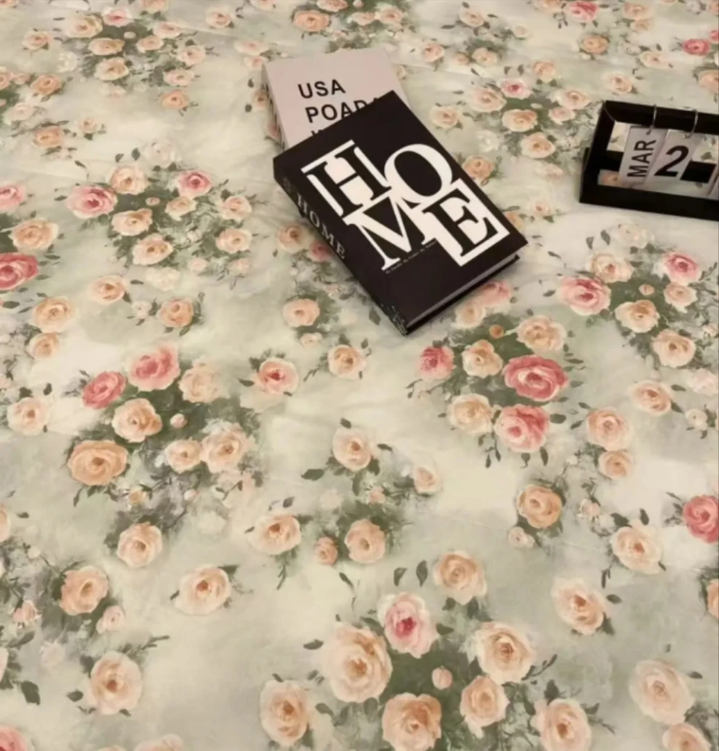 精品水洗棉夏被--花海世界1