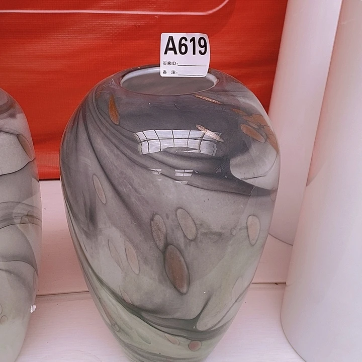 手工艺品玻璃高34.9孤品宾利粉福利