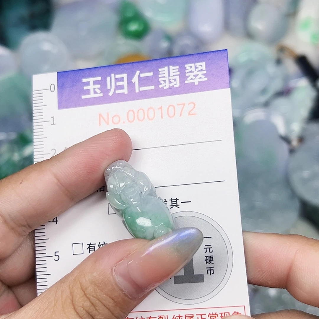 翡翠未镶嵌吊坠(不含链)111