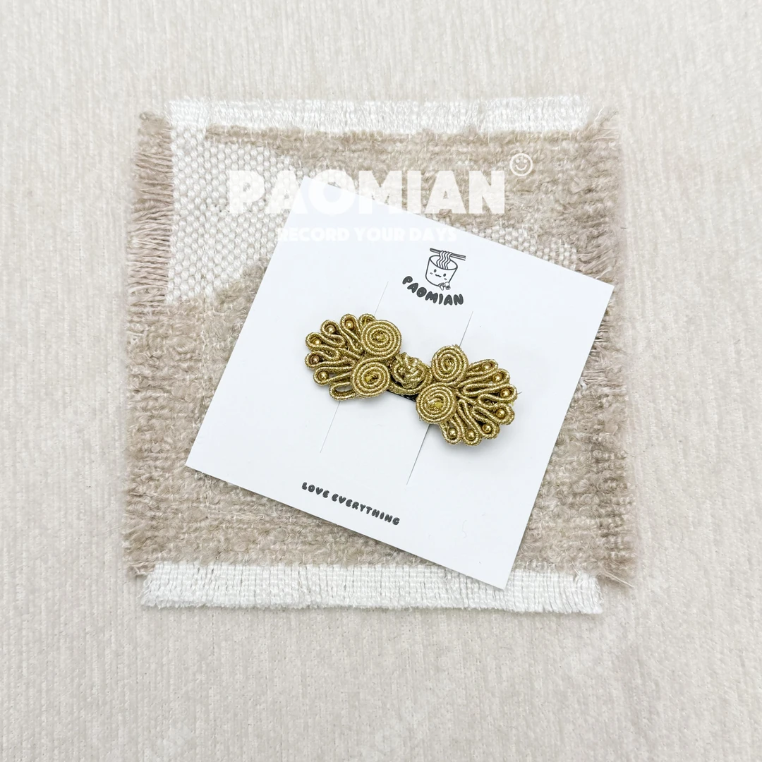 重工金色发夹发饰编织手工饰品｜头饰发饰可爱时尚儿童气质百搭