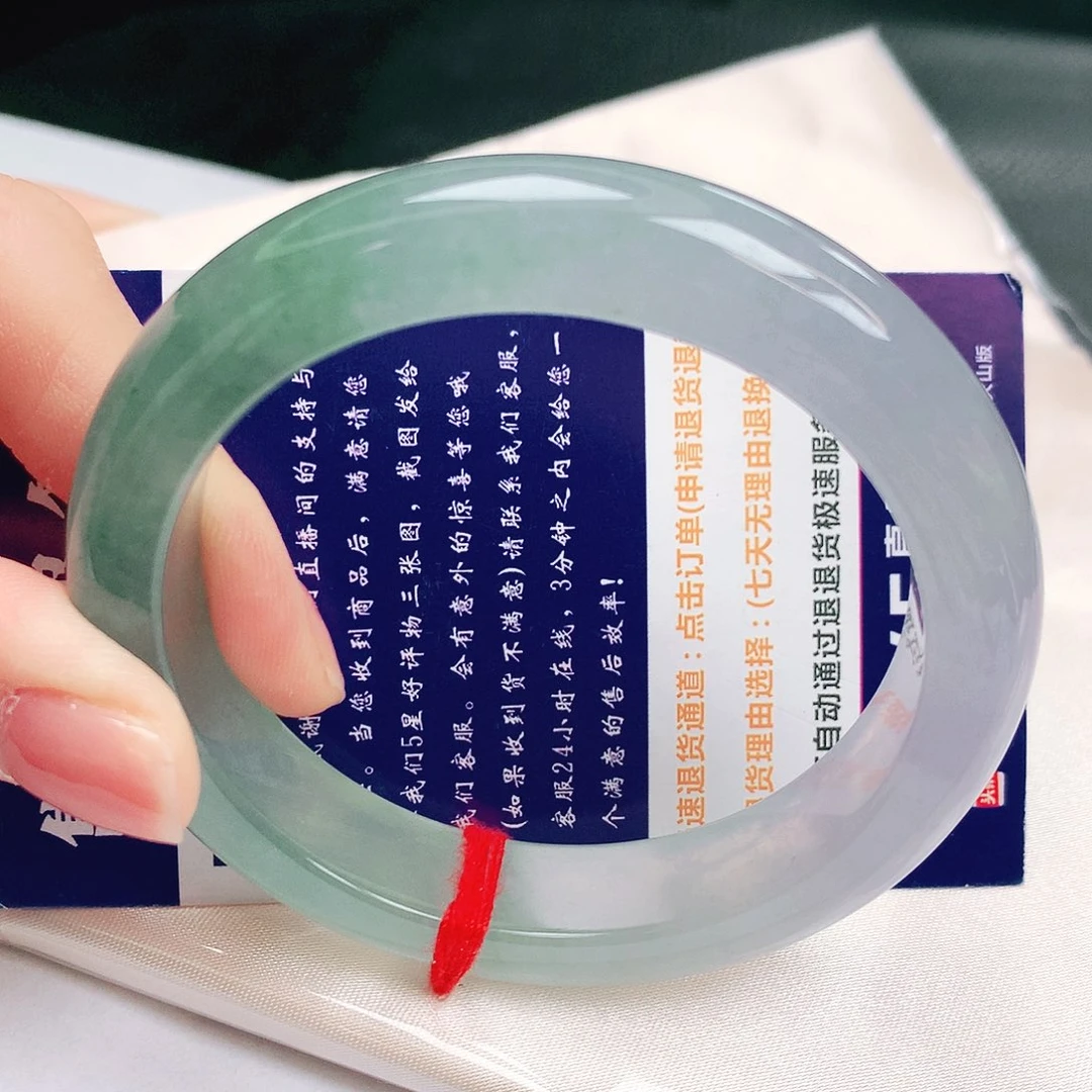 翡翠未镶嵌手镯缅甸天然a货翡翠手镯
