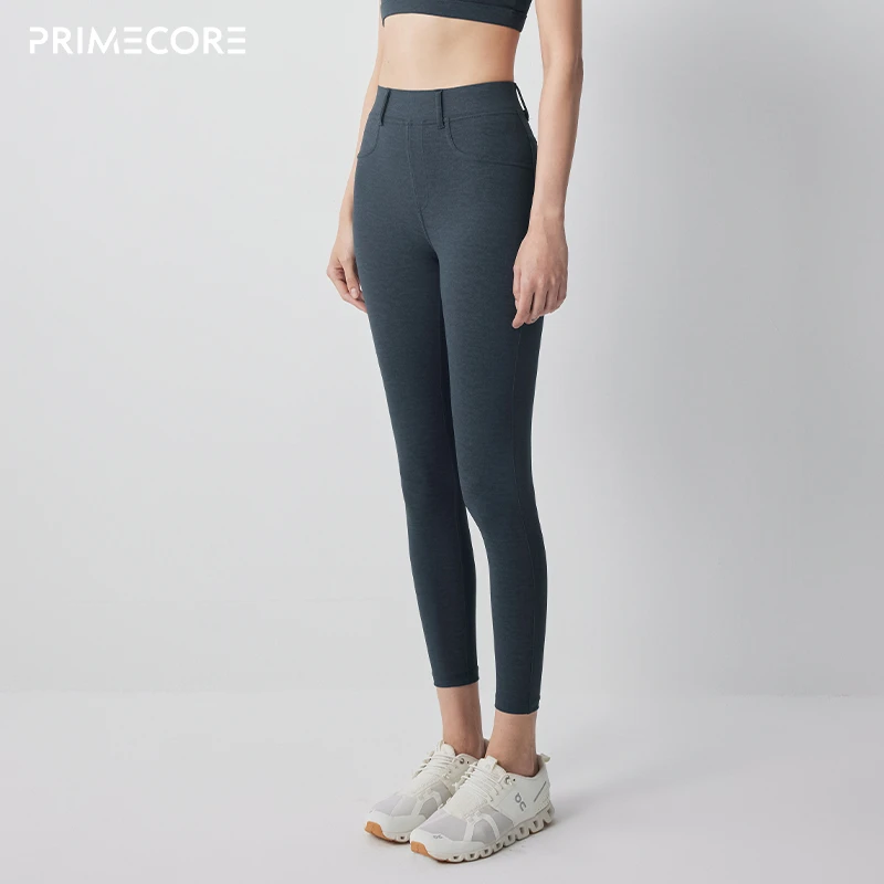 PRIMECORE丨P.C LIFT 高腰提臀紧身牛仔纹理瑜伽裤女 LW13-FPS