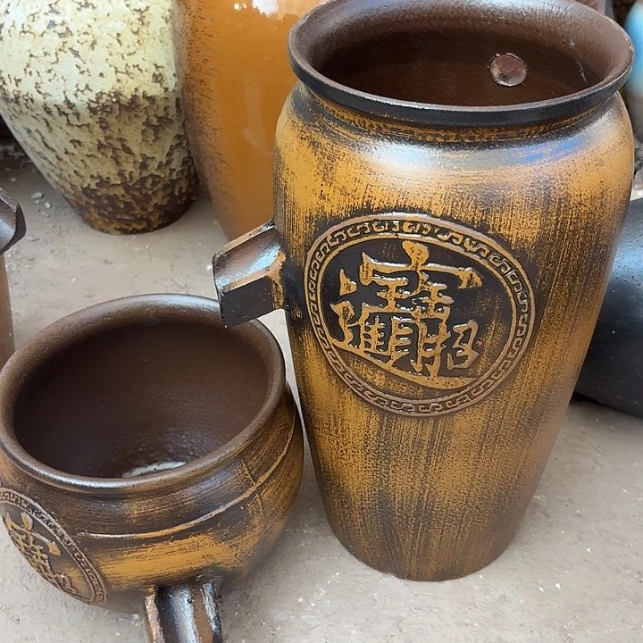 粗陶瑕疵19/39，20/17进水口2.5厘米