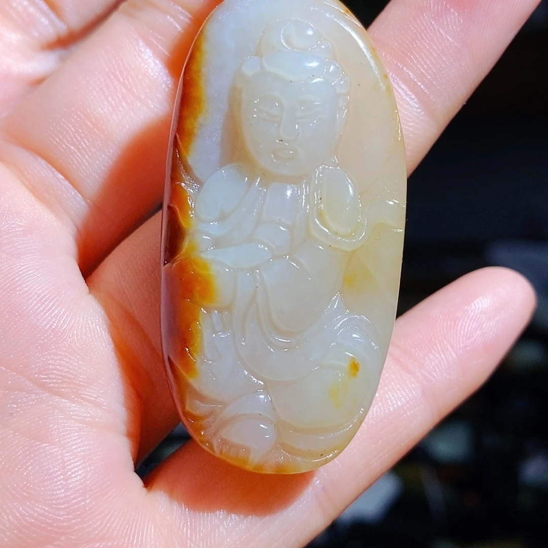 和田玉颈饰未镶嵌