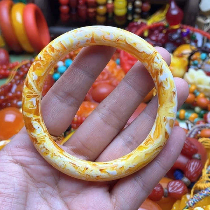 树脂制品F****n61号圆条手镯