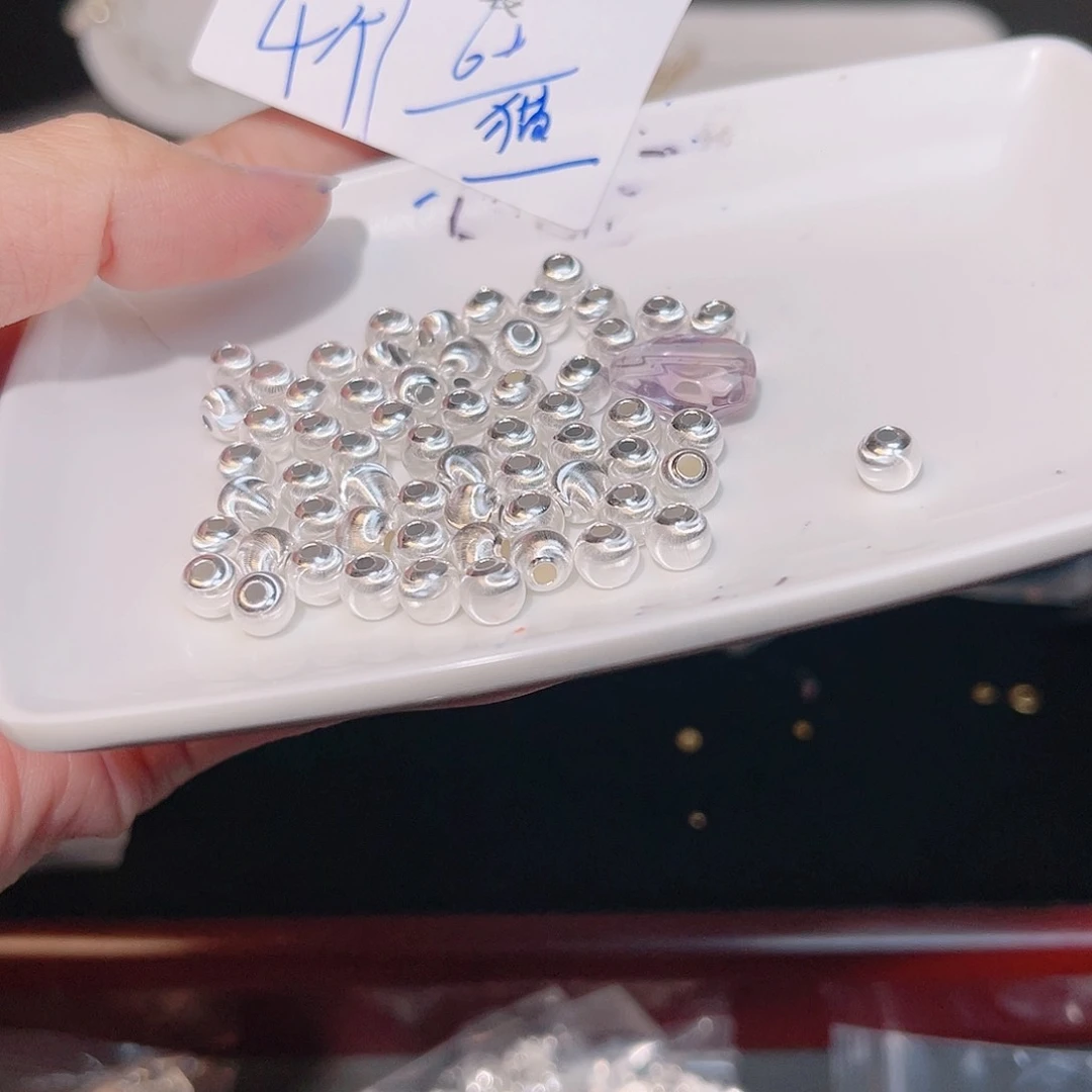 紫晶珠宝半成品银S925镶嵌59