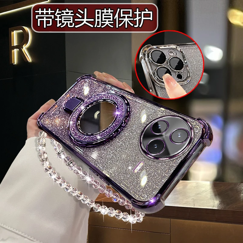 适用小米红米K80新款手机壳女创意四角防摔 redmik80全包镜头软壳