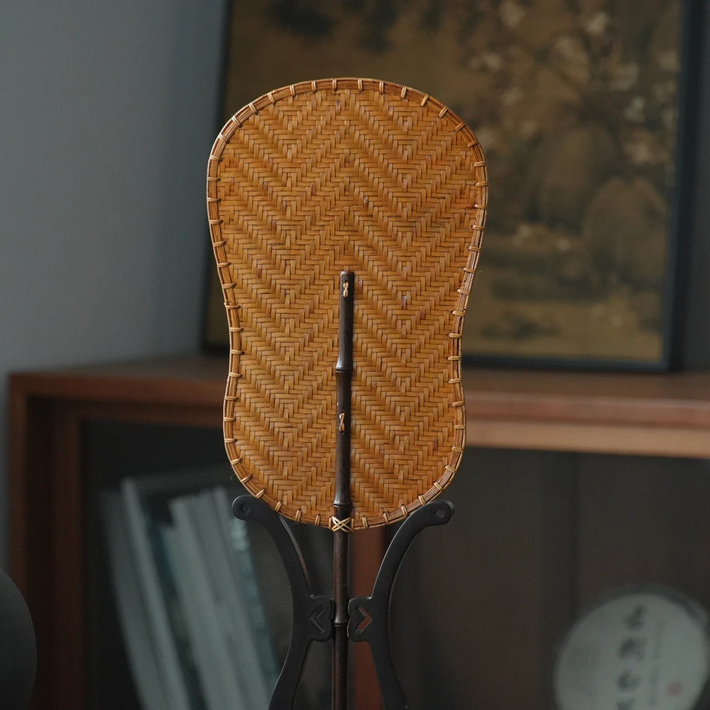 【清风葫芦扇】竹编扇子手工纳凉扇迷你扇子古风中国风团扇