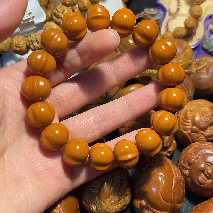 橄榄核手串/手链猴头1.6鲨鱼微瑕