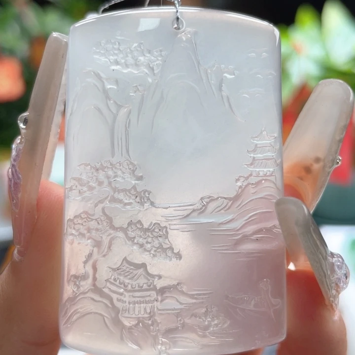 石英质玉吊坠(不含链)未镶嵌