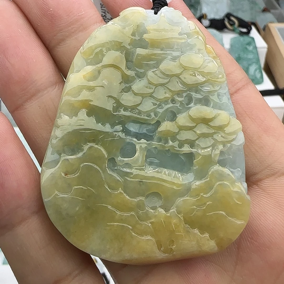 颈饰未镶嵌翡翠翡翠