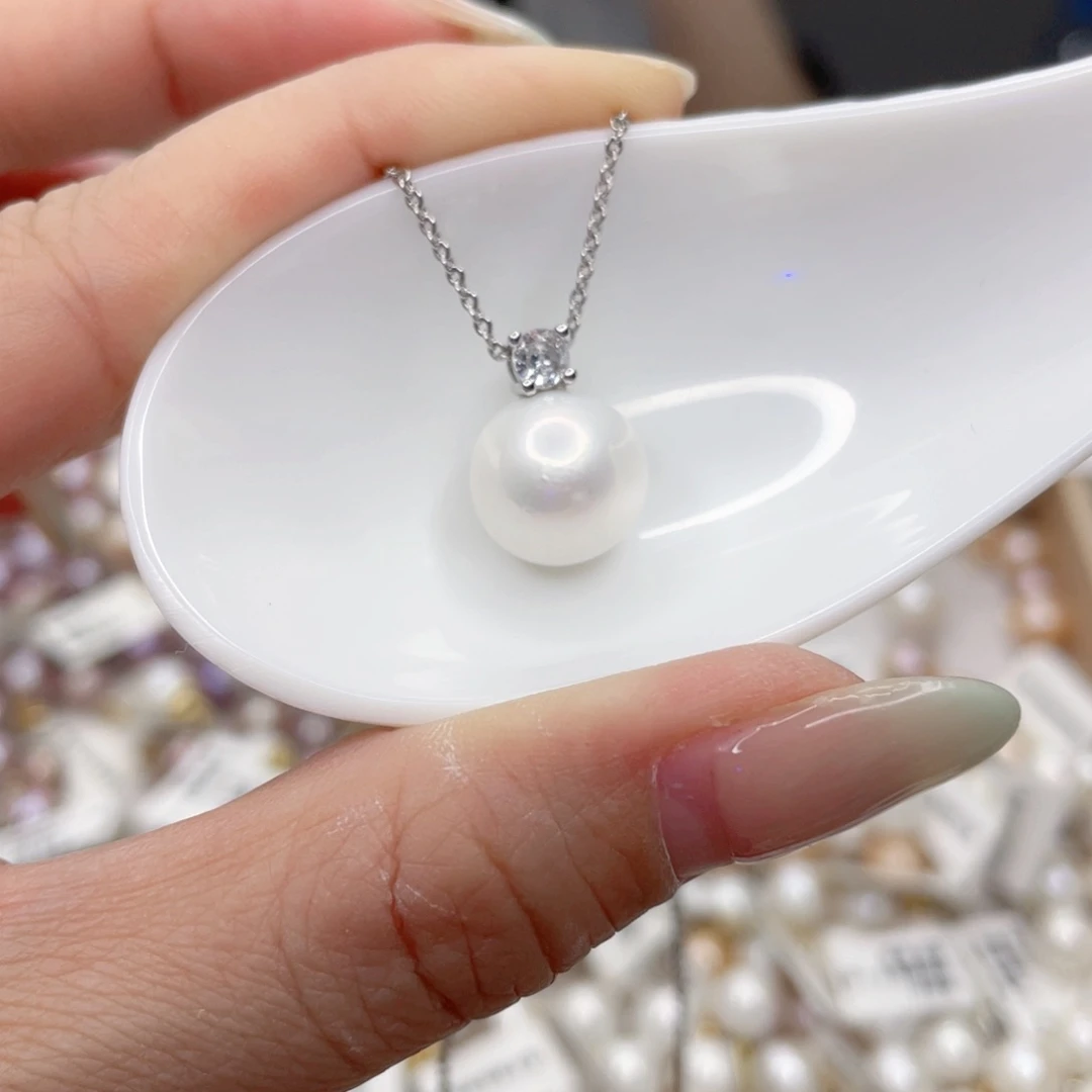 淡水珍珠未镶嵌吊坠(赠链)