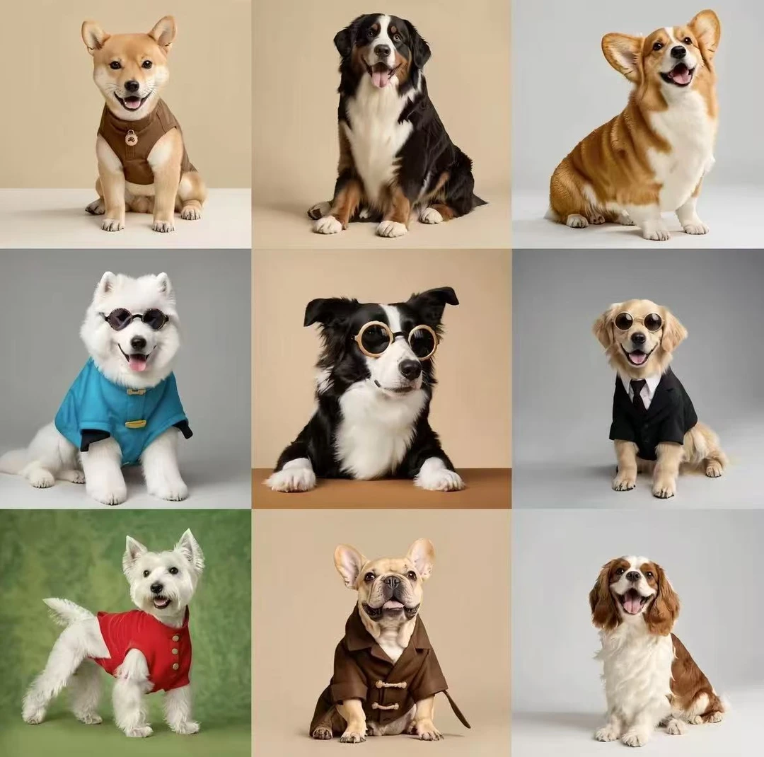 宠物狗1：1仿真模型