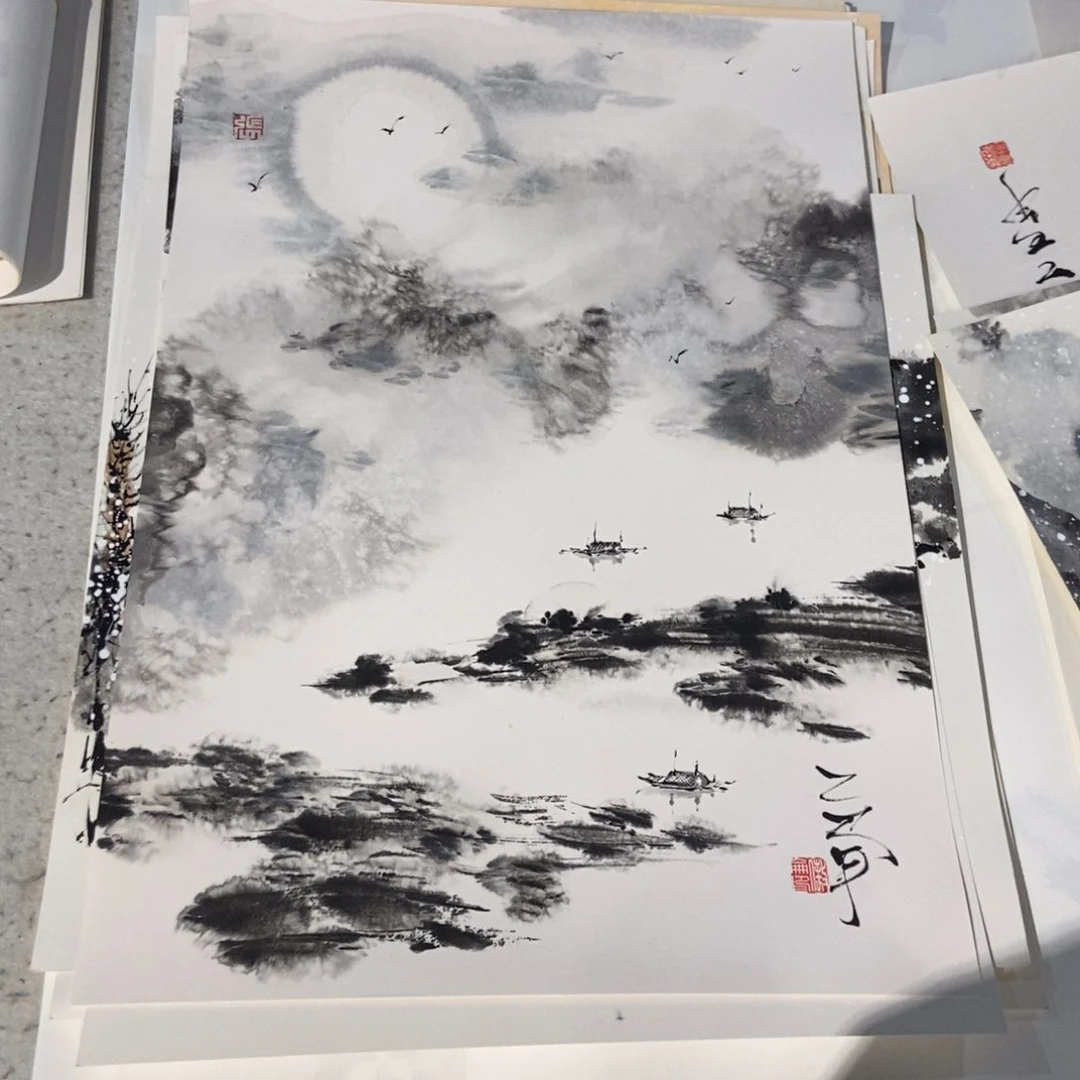国画用****6墨鱼精品墨鱼精品