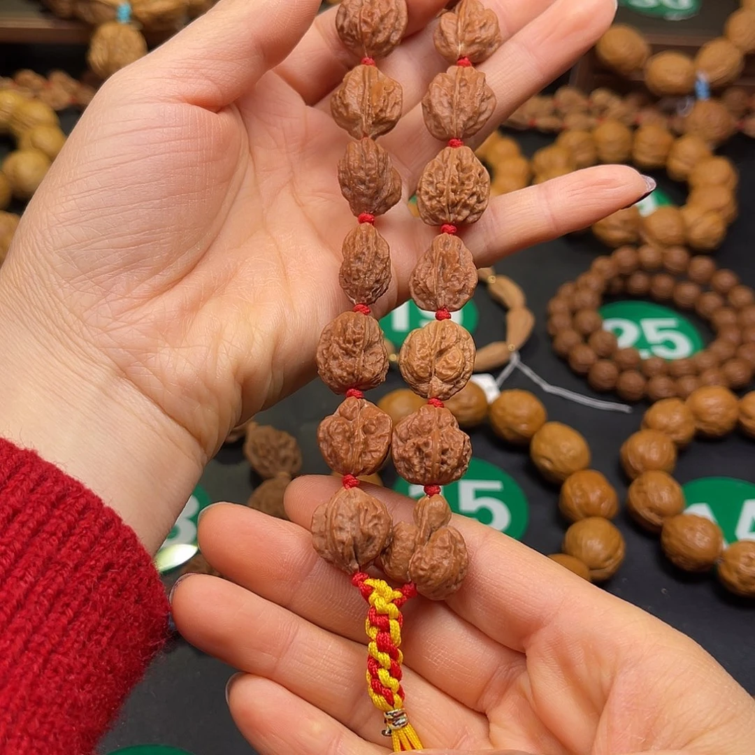 文玩核桃手串12尺寸钱袋