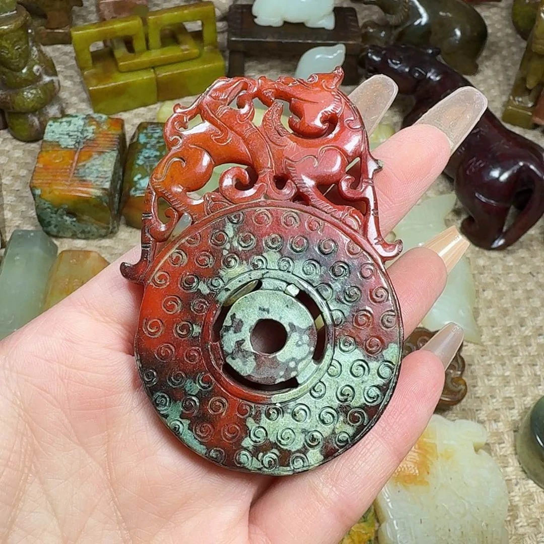 白玉菩提吊坠挂件