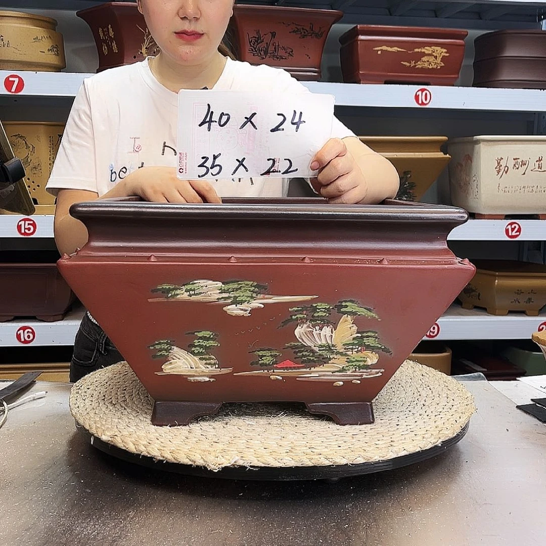 紫砂花盆紫砂花盆