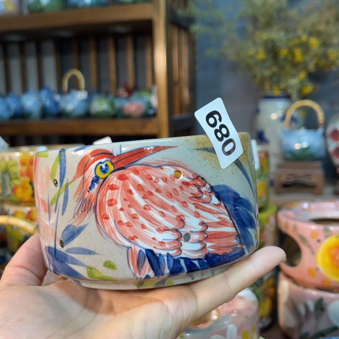 杯素浅陶瓷手工手绘