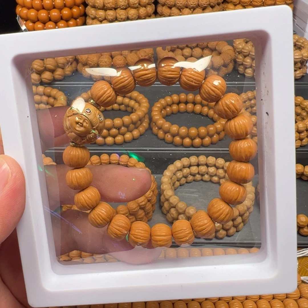 猴头核桃手串精品911+财迷镶嵌