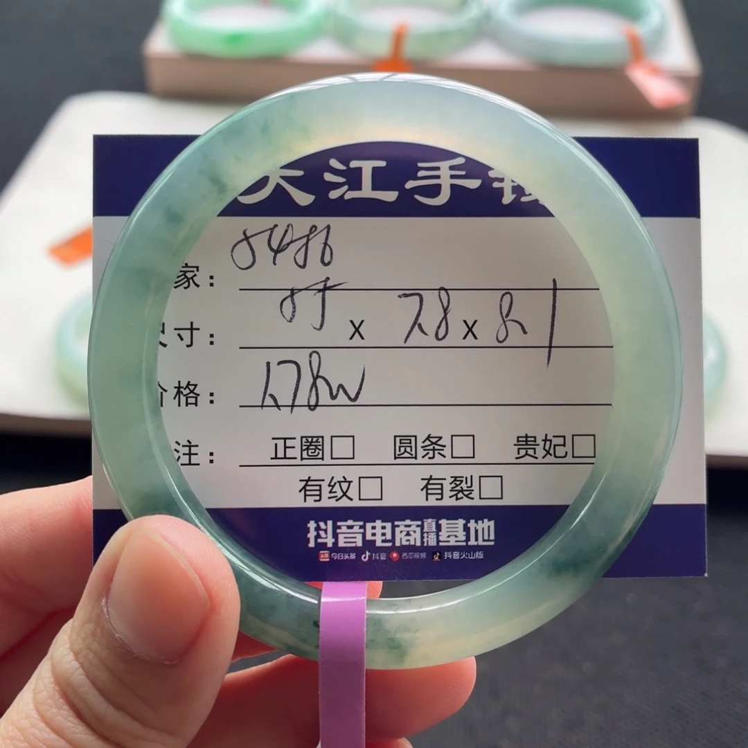 未镶嵌手镯翡翠翡翠