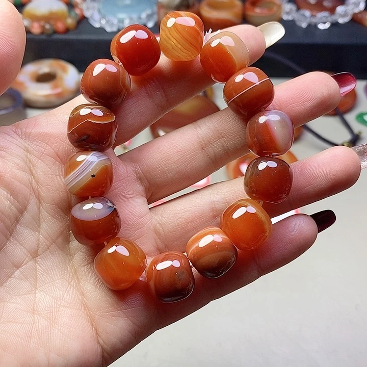 玛瑙/玉髓吊坠未镶嵌夜*